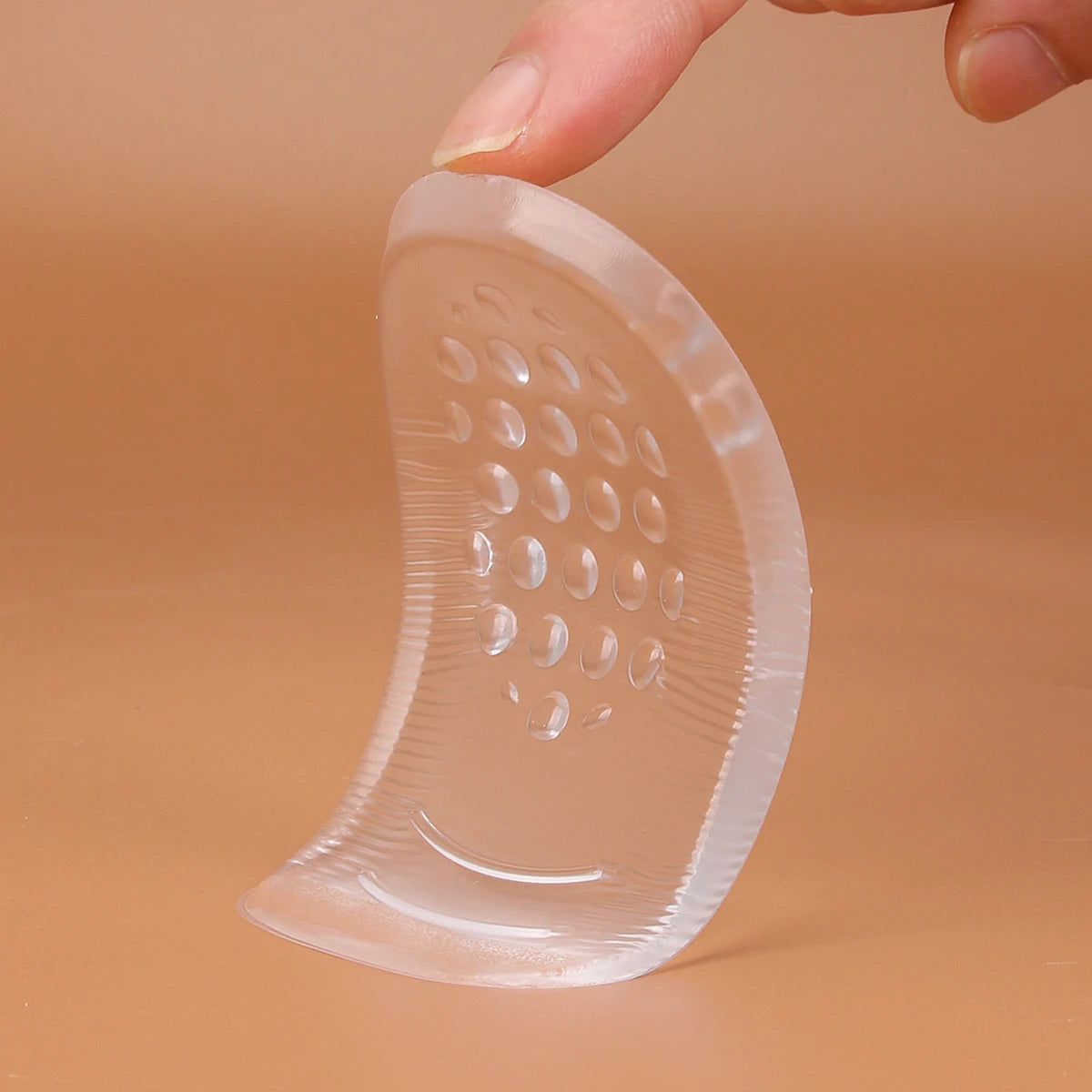 Silicone Gel Heel Cups - Shoe Inserts for Plantar ache, Sore Heel Pain,  - Pad and Shock Absorbing Support for Women (1 Pairs）