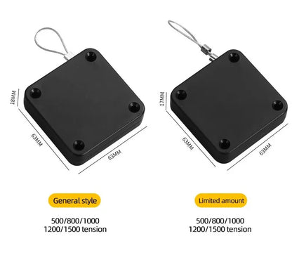 Automatic Drawstring Door Closer, Sliding Door, Office, Bathroom, Bedroom, Household, Simple Silent and Non Punching Door Closer