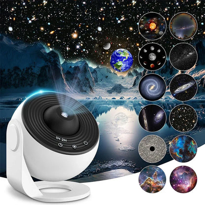 Night Light Galaxy Projector Starry Sky Projector 360° Rotate Planetarium Lamp For Kids Bedroom Valentines Day Gift Wedding Deco