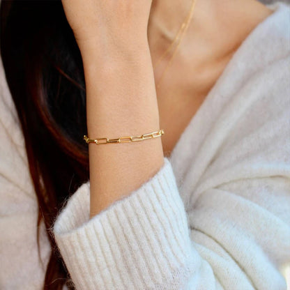 Personalized bracelet diy name initial letter pendant Gold Color Bracelet Stainless Steel Twist Cuban Chain Bracelet for Women