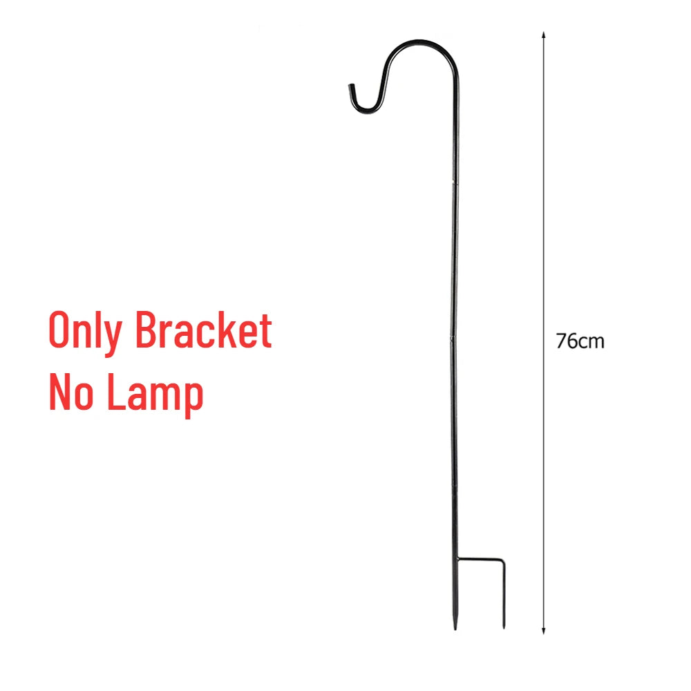Solar Watering Can Light Butterfly Hanging Waterfall Lamp Waterproof Outdoor Garden Decoration Yard Porch Lawn Landscape Lamp
