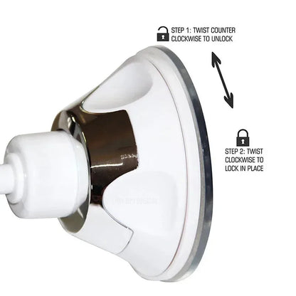 Fogless Makeup Mirror With Holder Suction Cup 360 Rotation Shower Shave Mirrors Women Cosmetic Make Up Mirror Bathroom Supplies